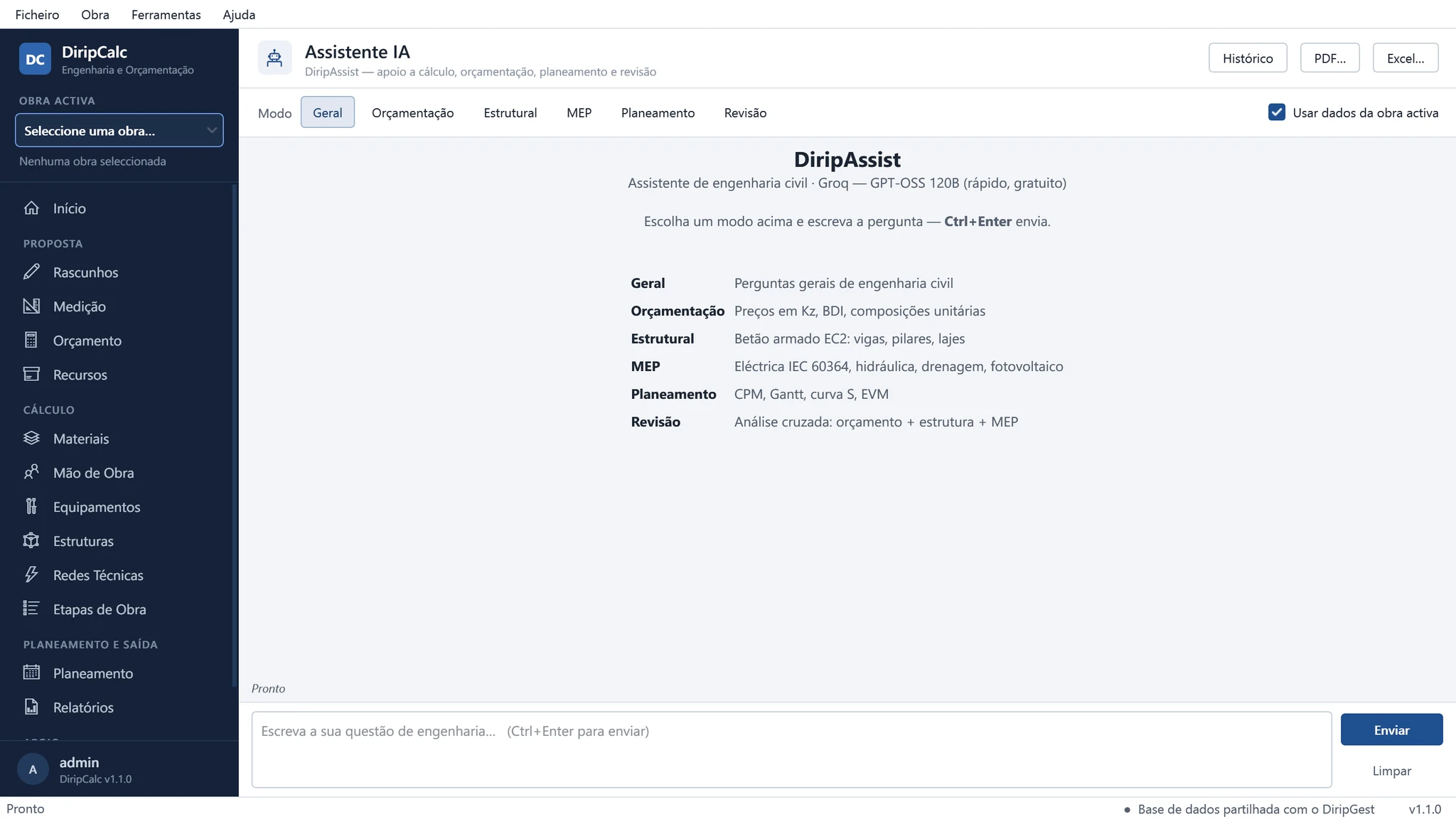 Assistente de engenharia